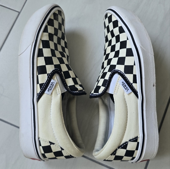 VANS Classic Slip-On Checkerboard women size 5.0 - Picture 12 of 16
